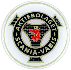 Nabenaufkleber Aktiebolaget mit Scania Vabis