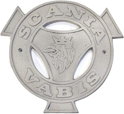 Aluminium Embleem SCANIA VABIS - Aluminium / geen