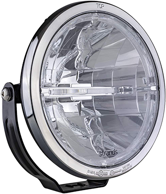 STRANDS AMBASSADOR 9" LED VERSTRALER - AMBER/WIT