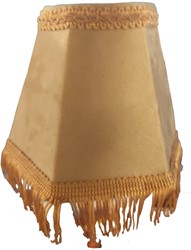 Dashboard lamp round luxury beige with light brown floss