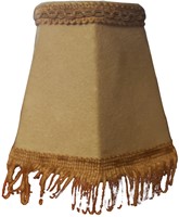 Armaturenbrettlampe rund Luxus beige mit hellbraunen Zahnseiden