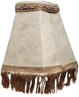 Dashboard lamp round luxury beige with light brown floss