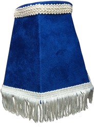 Dashboard lamp round blue with white floss