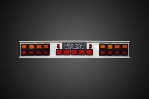 Noorse bumper 8 + 5 gaats inclusief LED lampen