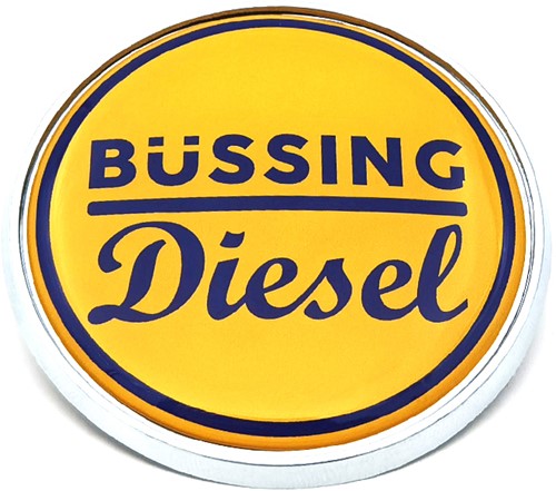 Emblem Round Büssing Diesel