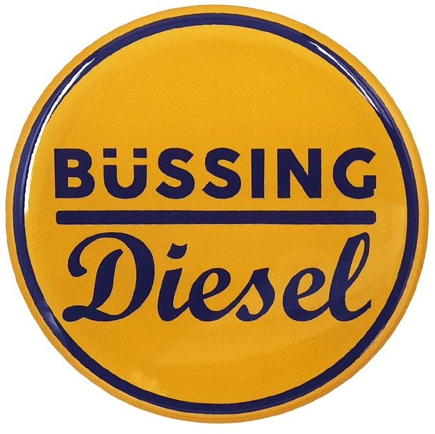 Nabenaufkleber Büssing Diesel Truck Accessoires