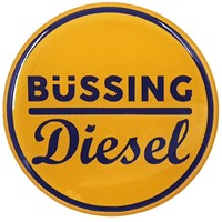 Nabenaufkleber Büssing Diesel