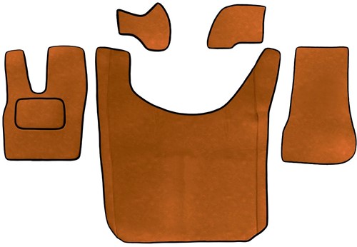 Engine cover and floormats DAF XG/XG+-3