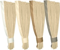 Set Zijgordijnen Cream 0016