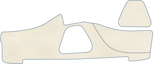 Armaturenbrettabdeckung Mercedes Actros von '02 bis '07 / von '08 bis '11