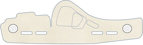 Dashboard cover Volvo FH vanaf '01 tot '12