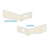 Seat support covers DAF XF 105 from '12-2