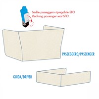 Stoelomranding Mercedes Actros voor klapstoelen vanaf '12-2