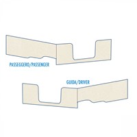 Sitzumrandung AF XF Euro 6 / DAF XG / DAF XG+ mit normaler Beifahrersitz-2
