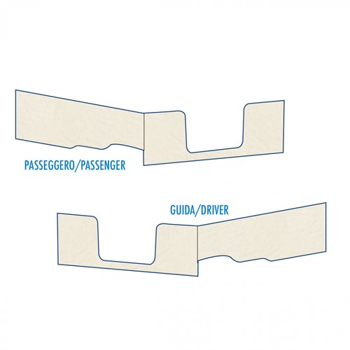 Sitzumrandung AF XF Euro 6 / DAF XG / DAF XG+ mit normaler Beifahrersitz-2