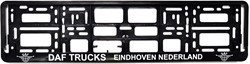 Kentekenplaathouder DAF trucks Eindhoven Nederland