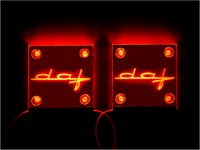 Set of 2 Windshield Boards DAF Plexiglass