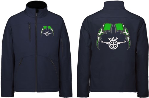 Softshelljacke DAF Flügel Emblem mit Wimpel Achterhoek-3