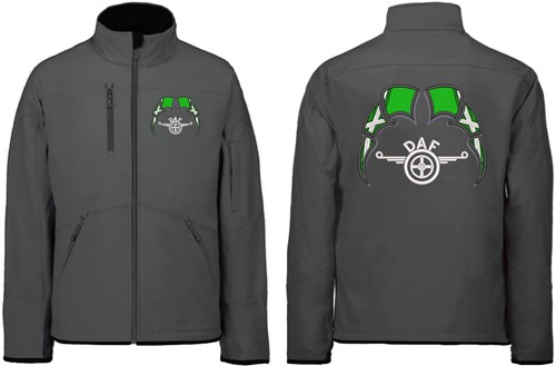 Softshell jacket DAF wings Emblem with flags Achterhoek-2