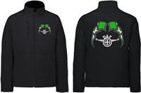 Softshell jacket DAF wings Emblem with flags Achterhoek