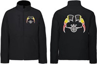 Softshell jacket DAF wings Emblem with flags Belgium