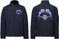 Softshell jacket DAF wings Emblem with flags Finland-3