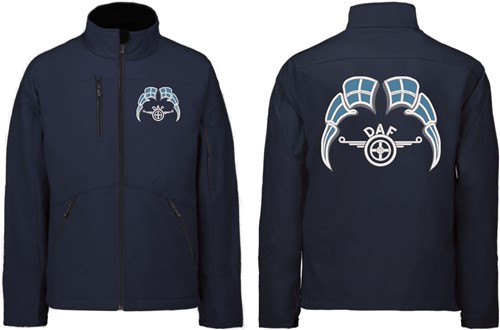 Softshell jas DAF bladveer Embleem met wimpels Griekenland-3