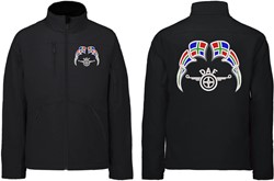 Softshell jacket DAF wings Emblem with flags Groningen