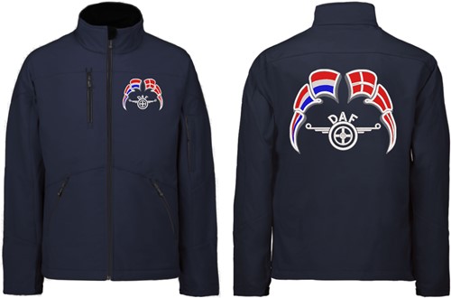 Softshelljacke DAF Flügel Emblem mit Wimpel Niederlande - Dänemark-3