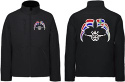 Softshell jacket DAF wings Emblem with flags Netherlands - Groningen