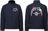 Softshell jacket DAF wings Emblem with flags Netherlands - Italy-3