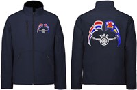 Softshell jacket DAF wings Emblem with flags Netherlands - Limburg-3