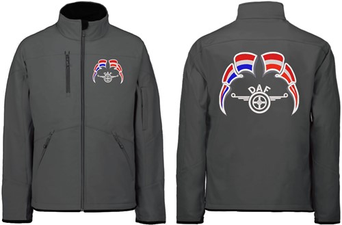 Softshell jas DAF bladveer Embleem met wimpels Nederland - Oostenrijk-2