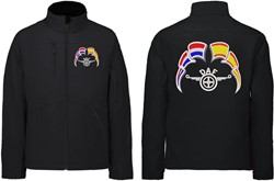 Softshelljacke DAF Flügel Emblem mit Wimpel Niederlande - Spanien