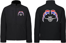 Softshell jas DAF bladveer Embleem met wimpels Nederland