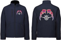 Softshelljacke DAF Flügel Emblem mit Wimpel Norwegen-3