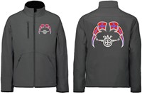 Softshell jacket DAF wings Emblem with flags Norway-2