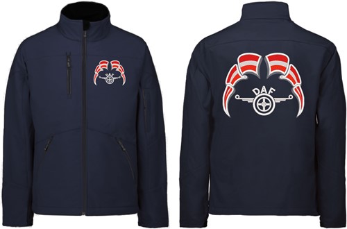 Softshell jas DAF bladveer Embleem met wimpels Oostenrijk-3