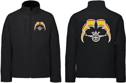 Softshelljacke DAF Flügel Emblem mit Wimpel Spanien