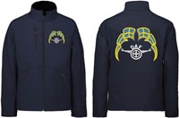 Softshelljacke DAF Flügel Emblem mit Wimpel Schweden-3