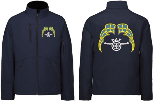 Softshell jacket DAF wings Emblem with flags Sweden-3