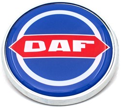 Embleem Rond DAF blauw-rood