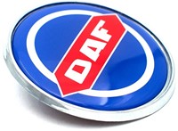 Emblem rund DAF blau-rot-2