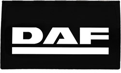 Flexible rubber mudflap DAF