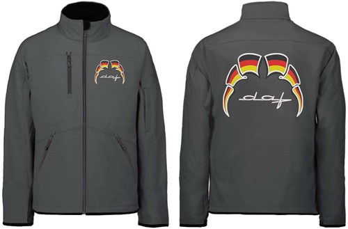 Softshell jacket DAF Old Style Emblem with flags Germany-2