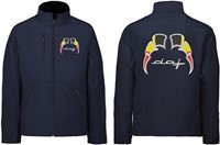 Softshelljacke DAF Old Style Emblem mit Wimpel Belgien-3