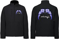 Softshell jacket DAF Old Style Emblem with flags Finland