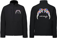 Softshell jacket DAF Old Style Emblem with flags Groningen