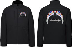 Softshelljacke DAF Old Style Emblem mit Wimpel Groningen