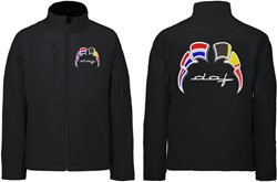Softshell jacket DAF Old Style Emblem with flags Netherlands - Belgium